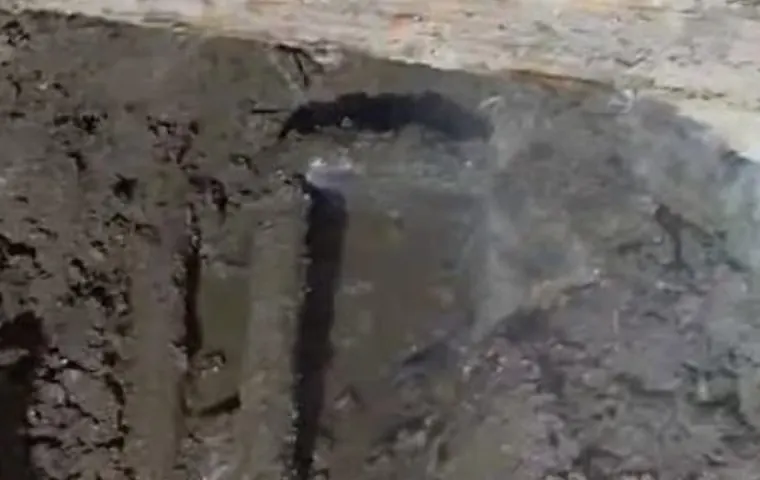 Under-slab plumbing repair area with concrete or soil opened for Plumber Serving Cashion, AZ in Tolleson